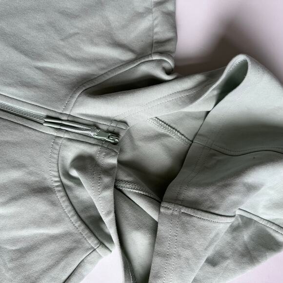 Old Navy Active Green Fleece Full Zip Up Sweatshirt - Picture 2 of 4